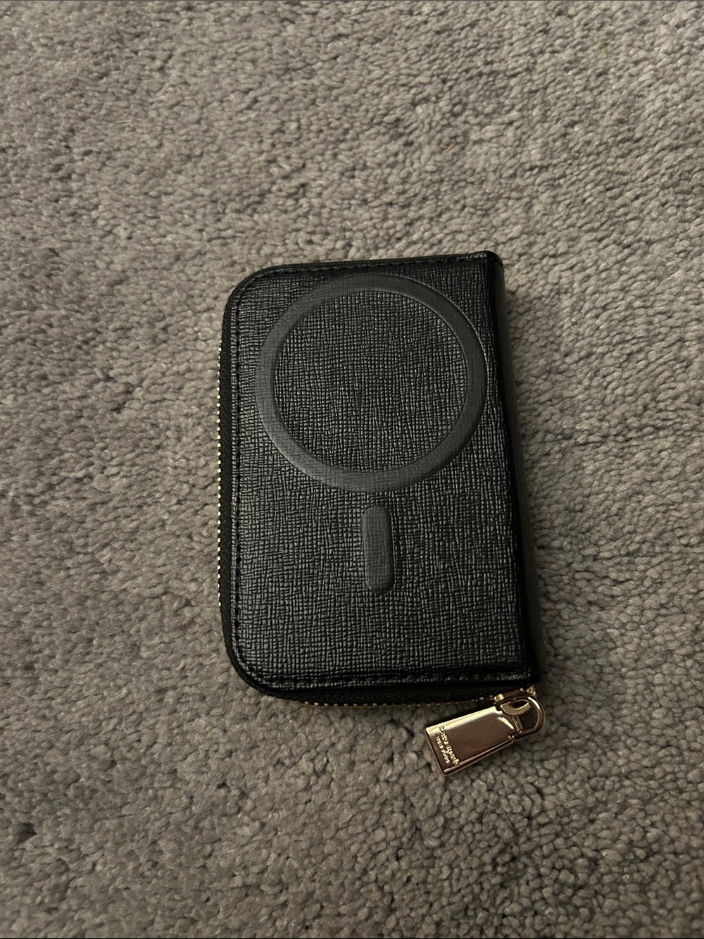 kate spade Black Saffiano Zip Card Case phone wallet - Picture 2 of 3